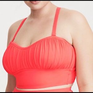 Torrid longline bathing suit, swim top ONLY size 3